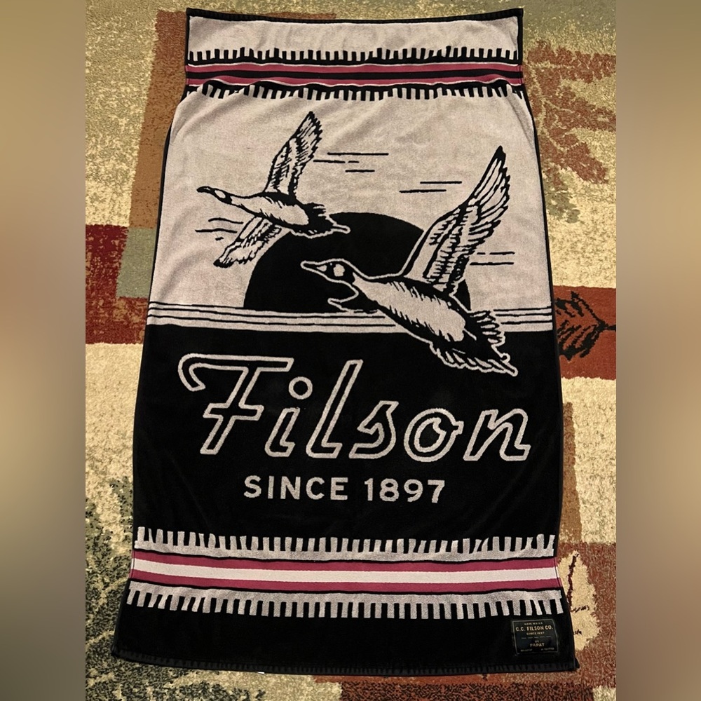 Filson x Papat Towel ~ Canadian Geese ~ USA ~ Camp Bath Beach Cabin